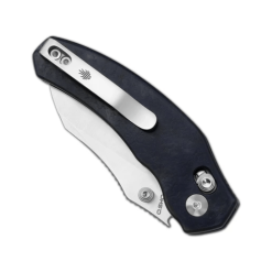 Kizer Mini Bulldog V3672SA – Blue Canyon Richlite Handle Folding Knife