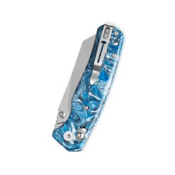 Bestechman Cicada’s Wing BMK06Q – Blue Resin Handle Folding Knife