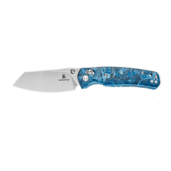 Bestechman Cicada’s Wing BMK06Q – Blue Resin Handle Folding Knife