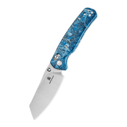 Bestechman Cicada’s Wing BMK06Q – Blue Resin Handle Folding Knife