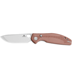 Bestechman Angry Owl BMK12D-1–D2 Blade & Brown G10 Handle Folding Knife