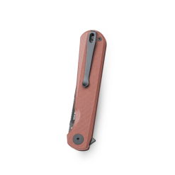 Bestechman Flick BMK13G – Black PVD D2 Blade & Brown G10 Handle Flipper Knife