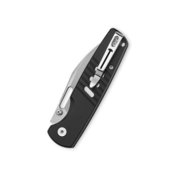 Bestechman Vector BMK15A– D2 Stonewash Blade & Black Aluminum Handle Folding Knife