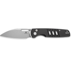 Bestechman Vector BMK15A– D2 Stonewash Blade & Black Aluminum Handle Folding Knife