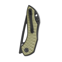 Bestechman Triassic BMK17D–Black PVD Blade & OD Green G10 Handle Folding Knife