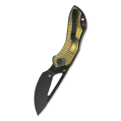 Bestechman Triassic BMK17F –Black PVD Blade & Amber Ultem Handle Folding Knife