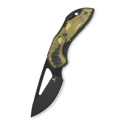Bestechman Triassic BMK17F –Black PVD Blade & Amber Ultem Handle Folding Knife