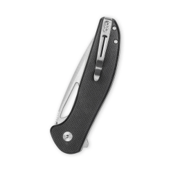 Bestechman Whalefin BMK18A–D2 Blade with Black G10 Handle Folding Knife