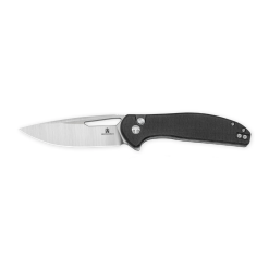 Bestechman Whalefin BMK18A–D2 Blade with Black G10 Handle Folding Knife