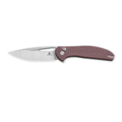 Bestechman Whalefin BMK18C–D2 Blade with Brown G10 Handle Folding Knife