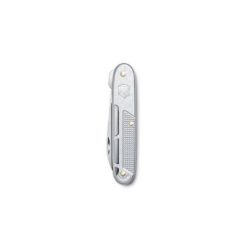 Victorinox Onefold Alox Silver 93mm Swiss Made Pocket Knife | Locking Plain Edge Blade with Pocket Clip