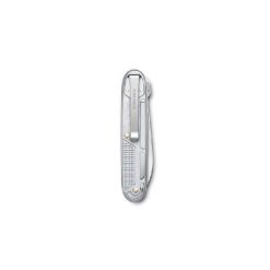 Victorinox Onefold Alox Silver 93mm Swiss Made Pocket Knife | Locking Plain Edge Blade with Pocket Clip