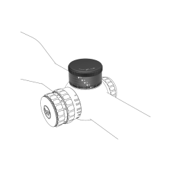 Vector Optics SCCON-HBT Continental Ballistic Turret Bullet Drop Compensation
