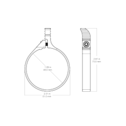 Vector Optics SCCON-TL2 Continental Scope Throw Lever 48mm Power Ring Lever