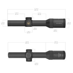 Vector Optics Continental X8 1-8x24i Rifle Scope 30mm