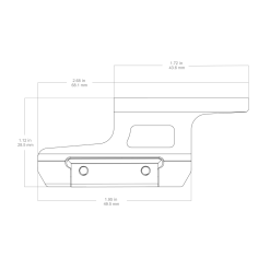 Vector Optics Rum High Cantilever Riser Mount-SCPSM-03