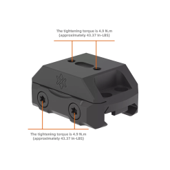 Vector Optics SCRA-75 VAS Picatinny Low Mount for Modular Pistol Footprint Optics