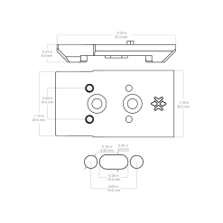 Vector Optics SCRA-GIN1 VAS GIN Footprint Adapter