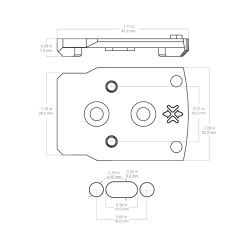 Vector Optics SCRA-MOJ1 VAS MOJ Footprint Adapter