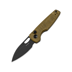 Kizer Parakeet V2706A1 Yellow Handle Nitro-V Black PVD Blade Folding Knife