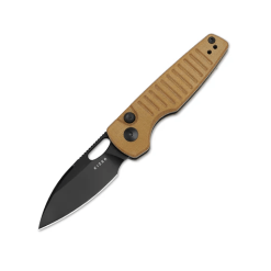 Kizer Parakeet V2706A3 Brown Micarta Handle Nitro-V Black Blade Folding Knife