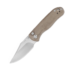 Kizer Drop Bear 2 V3619.2CC1– Brown Micarta Handle Folding Knife