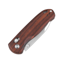 Kizer Drop Bear V3619A6 Folding Knife – Nitro V Steel EDC Knife with Rosewood Handle