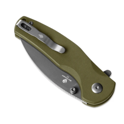 Kizer Mini Grouper V3669A3 Folding Knife – D2 Drop Point Blade with Olive Green G10 Handle