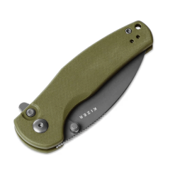Kizer Mini Grouper V3669A3 Folding Knife – D2 Drop Point Blade with Olive Green G10 Handle