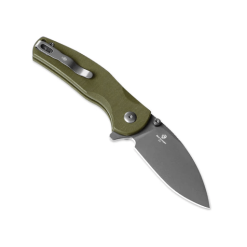 Kizer Mini Grouper V3669A3 Folding Knife – D2 Drop Point Blade with Olive Green G10 Handle