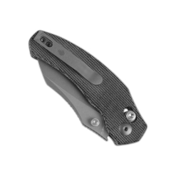Kizer Mini Bulldog V3672SA2 – Black Micarta Handle Folding Knife