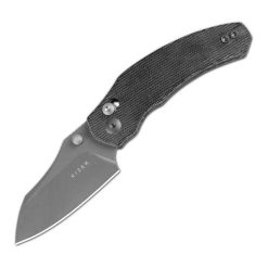 Kizer Mini Bulldog V3672SA2 – Black Micarta Handle Folding Knife