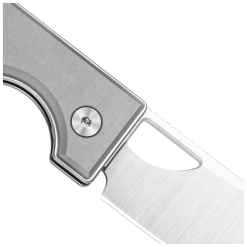 Kizer Little Ringbo V3708A1 Grey Folding Knife – Gentleman’s Button Liner Lock