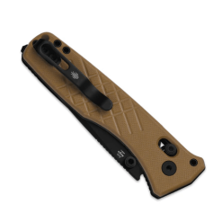 Kizer Aegis T V3774CTA3 Tan Tanto Folding Knife – Tactical Clutch Lock