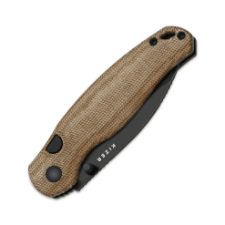 Kizer Phoca BD V3781BDA1 Black Stonewashed Folding Knife with Micarta Handle