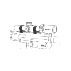 Vector Optics XASR-SQ10 30mm Steel Quick Release Weaver Scope Rings Low Profile