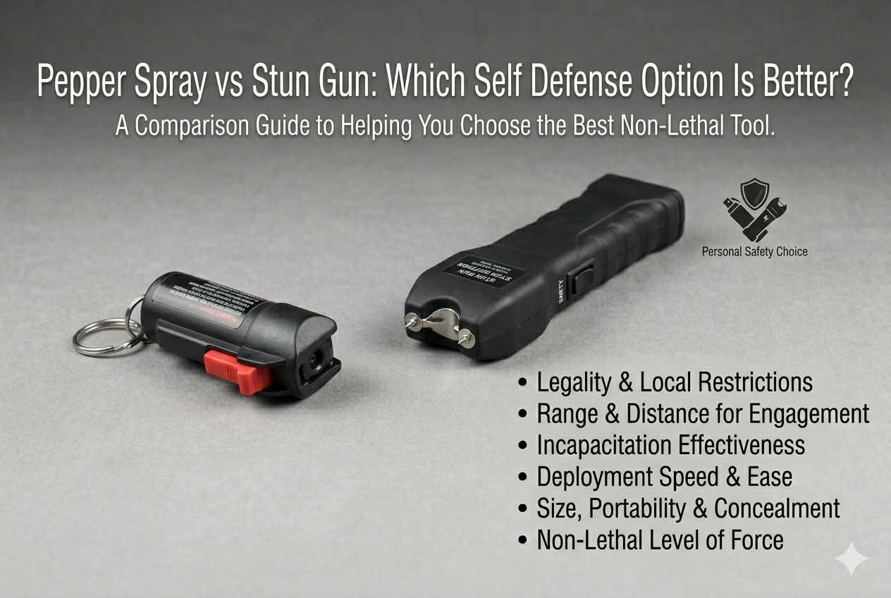 Pepper Spray vs Stun Gun: Which Self Defence Option Is Better? 4 Pepper Spray vs Stun Gun: Which Self Defence Option Is Better?