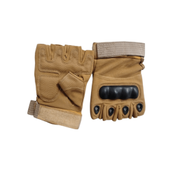 Fas084 Half Finger Tactical Gloves with Hard Knuckle Protection