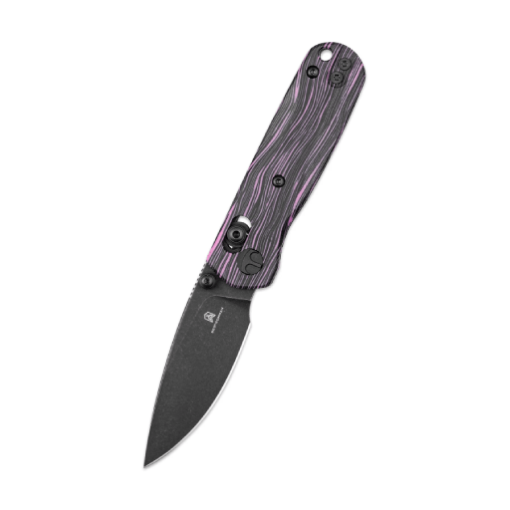 Bestechman Sprite BMK21E Black & Purple G10 Handle Folding Knife