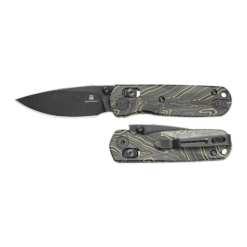 Bestechman Sprite BMK21F Black & Green G10 Handle Folding Knife