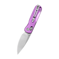 Bestechman Sprite BMK21H Purple Crystallized Titanium Handle Folding Knife