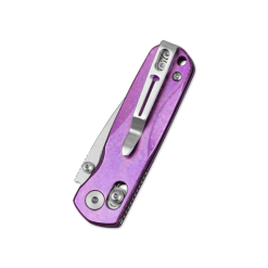 Bestechman Sprite BMK21H Purple Crystallized Titanium Handle Folding Knife