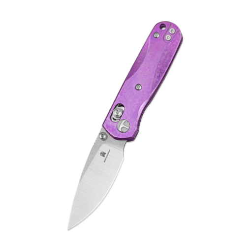 Bestechman Sprite BMK21H Purple Crystallized Titanium Handle Folding Knife