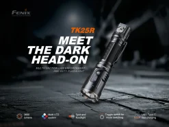 Fenix TK25R Rechargeable Tactical Flashlight 3600 Lumens