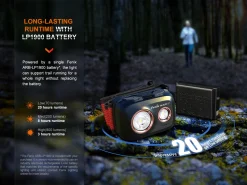 Fenix HL32R-T Black Trail Running Headlamp 800 Lumens