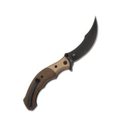 CRKT Ritual Compact Folding Knife Brown Micarta (CRKT-7465)