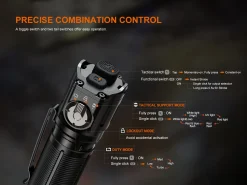 Fenix TK25R Rechargeable Tactical Flashlight 3600 Lumens