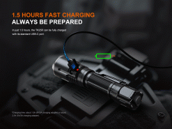 Fenix TK25R Rechargeable Tactical Flashlight 3600 Lumens
