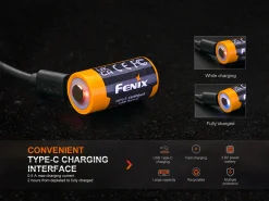 Fenix ARB-L16-800UP USB Type-C Rechargeable 16340 Li-ion Battery – 800mAh 3.6V