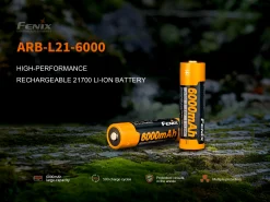 Fenix ARB-L21-6000 Rechargeable 21700 Li-ion Battery – 6000mAh